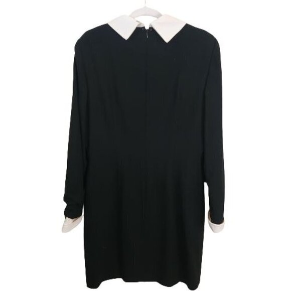 Brooks Brothers Vintage 80s Wool Jackie O Double Breasted Cost Dress Size 14 - Picture 2 of 8